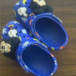 CROCS Kids Blue Cartoon Slippers